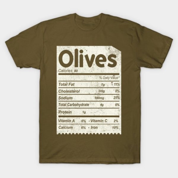 Funny Olives nutrition facts matching thanksgiving