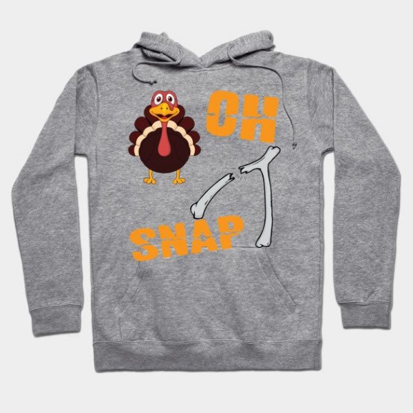Oh Snap Wishbone Funny Thanksgiving T Shirt Family Feast Tee