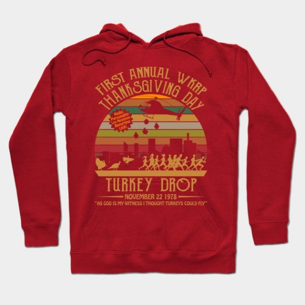 First Annual WKRP Thanksgiving Day Turkey Drop Vintage Retro T-Shirt
