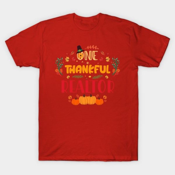 One Thankful Realtor Thanksgiving Cute Gift