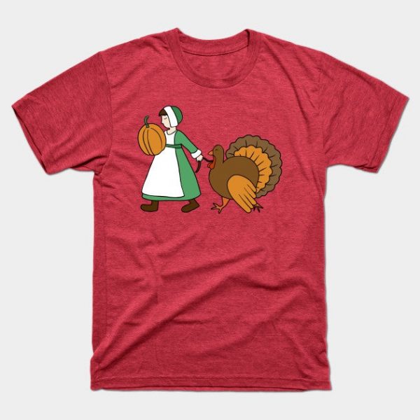 Thanksgiving Pilgrim and Turkey