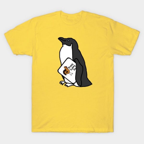 Cute Penguin with Thanksgiving Greetings