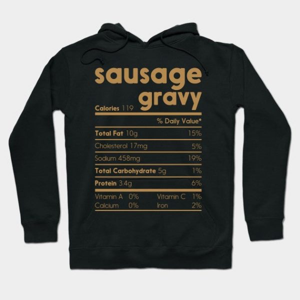 Sausage Gravy Nutrition Facts Funny Thanksgiving Christmas Costume