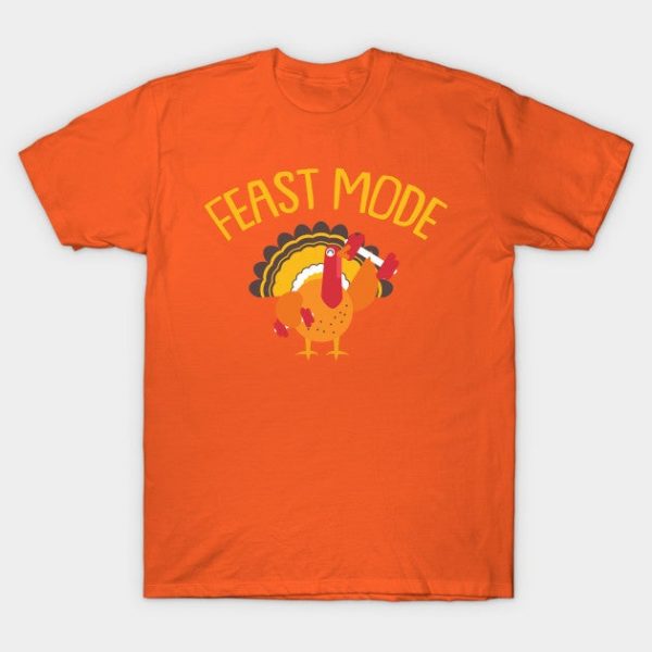 Feast Mode Turkey Weight Lifting Funny Thanksgiving