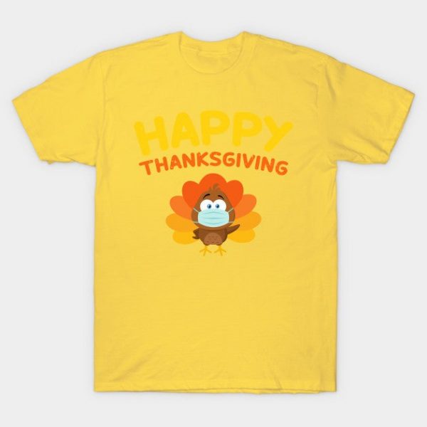 Happy Thanksgiving Turkey Face Mask Funny Quarantine
