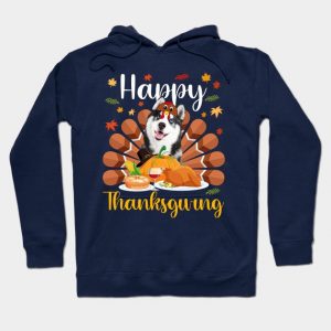 Happy Thanksgiving Siberian Husky Turkey Costume