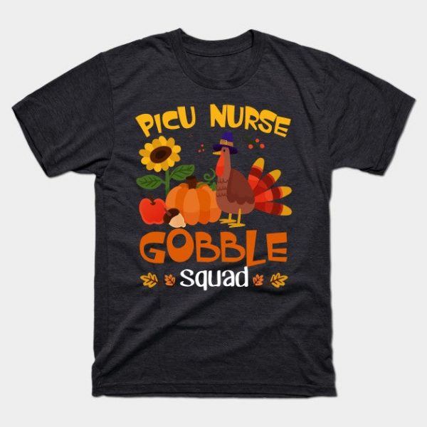 PICU Nurse Gobble Squad Thanksgiving Turkey Funny