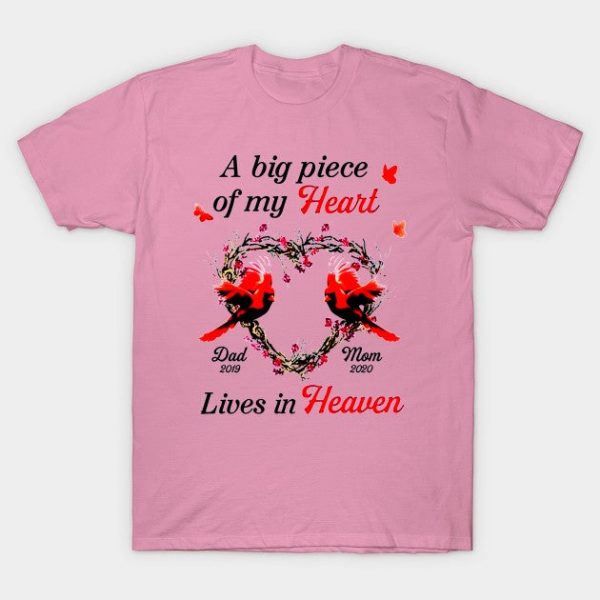 A Big Piece Of My Heart Lives In Heaven Cardinals Memorial Personalized