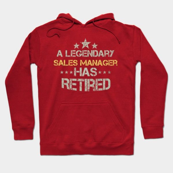 A Legendary Sales Manager Has Retired - Sales Manager gift - Sales Manager lovers christmas vintage retro