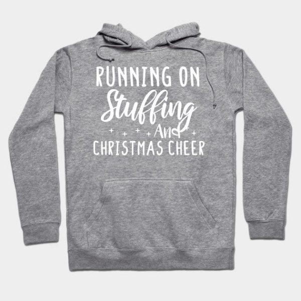 Running on Stuffing And Christmas Cheer - Stuffing gift - Stuffing lovers christmas vintage retro
