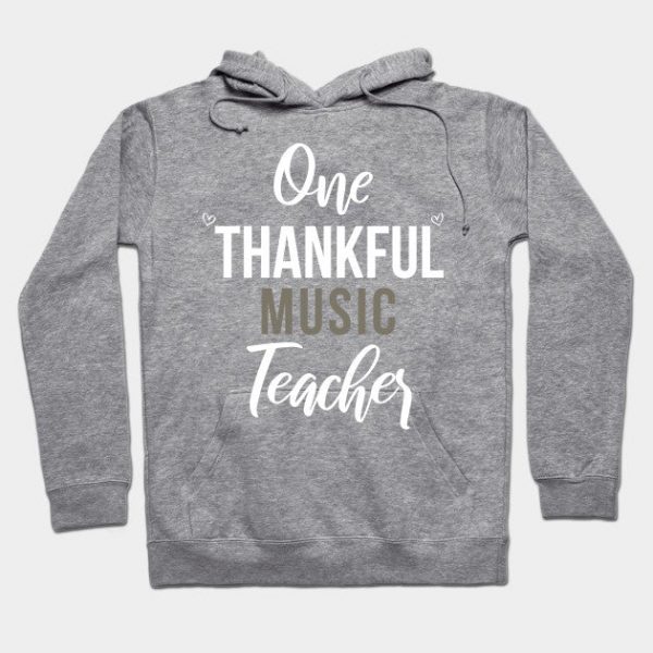 One Thankful Music Teacher - Music gift - Music's day christmas vintage retro