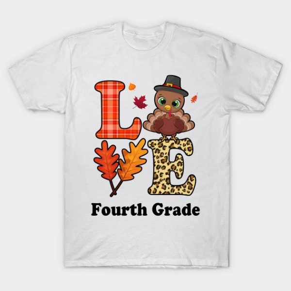 Love Fourth Grade Student Teacher Christmas Funny Gifts