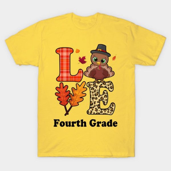 Love Fourth Grade Student Teacher Christmas Funny Gifts