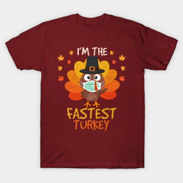 I'm the Fastest Turkey Fuuny Thanksgiving 2020 Face mask