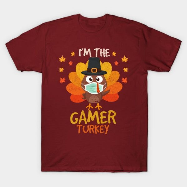 I'm the Gamer Turkey Fuuny Thanksgiving 2020 Face mask