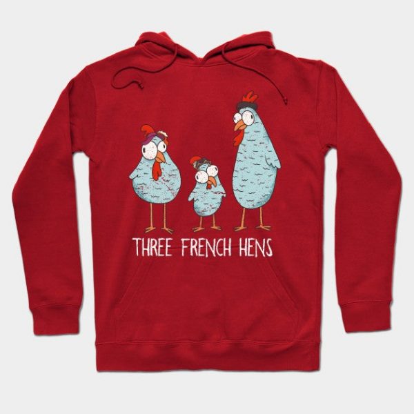 Three french Hens Christmas Xmas