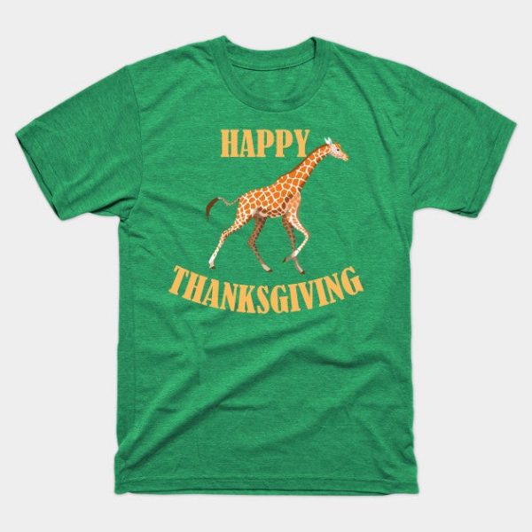 Funny Happy Thanksgiving Giraffe