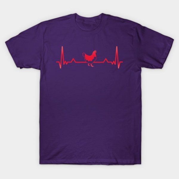 Chicken Heartbeat Animal Funny Gift