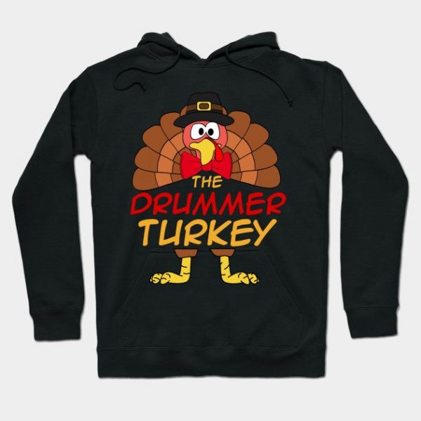 The Drummer Turkey Thanksgiving Family Matching Outfits Group Attire