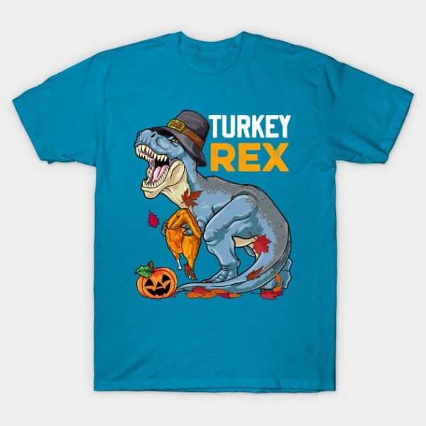 Dinosaur Thanksgiving Turkey Saurus T Rex Pilgrim Kids Boys