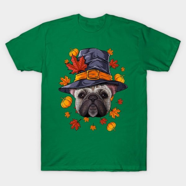 Thanksgiving French Bulldog Pilgrim Costume Fall Autumn Dog