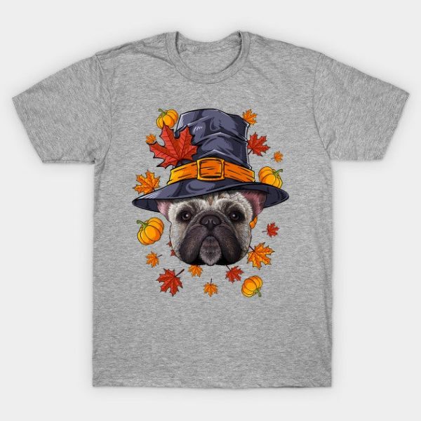 Thanksgiving French Bulldog Pilgrim Costume Fall Autumn Dog