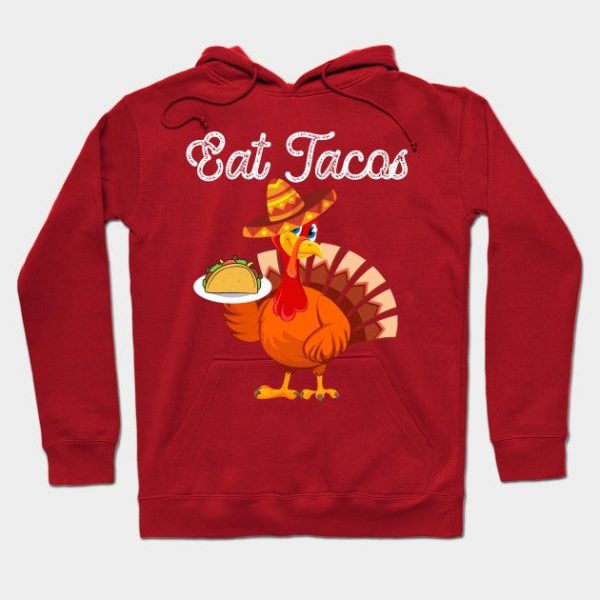 Funny Turkey Eat Tacos: Mexican Sombrero Thanksgiving Xmas