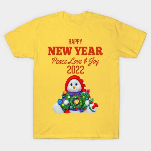 Happy New Year 2022 Love Peace and Joy