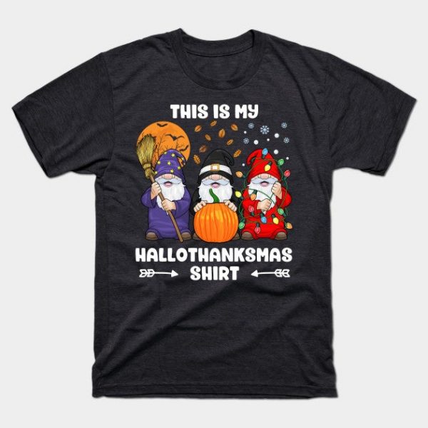 Halloween Thanksgiving Christmas Happy HalloThanksMas Gnomes