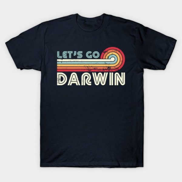 Let's Go Darwin Vintage Sunset Funny Meme Gift
