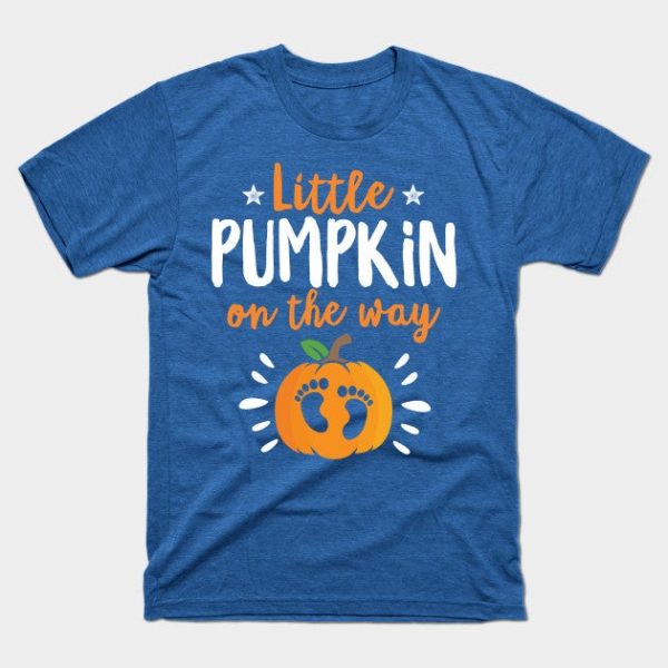 Little Pumpkin On The Way Funny Halloween Baby Shower