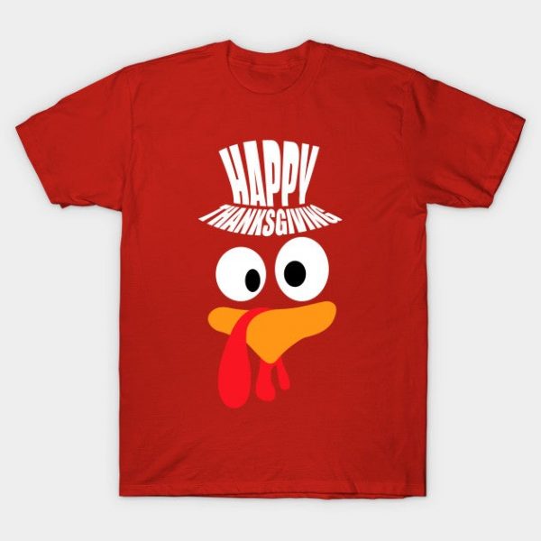 Happy Thanksgiving Gift For Women - Funny Turkey Face