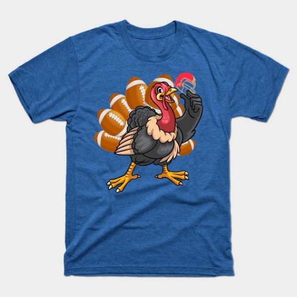 Cool Football Player Gift Gobble Thanksgiving Turkey