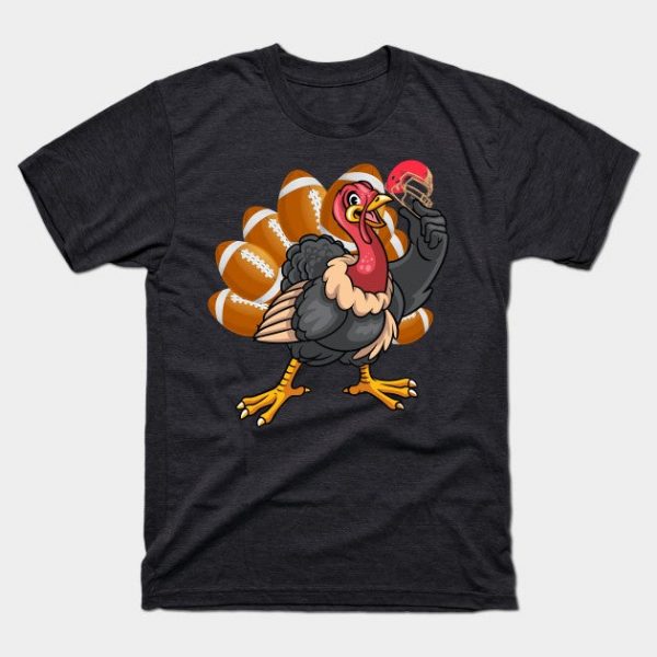 Cool Football Player Gift Gobble Thanksgiving Turkey
