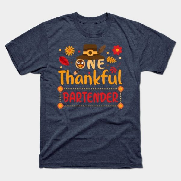 One Thankful Bartender Thanksgiving Outfit gift