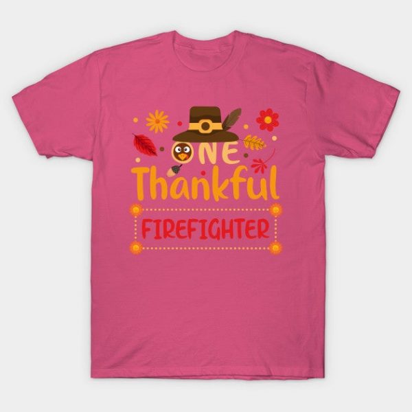 One Thankful Firefighter Thanksgiving Outfit gift