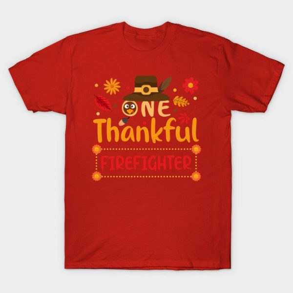 One Thankful Firefighter Thanksgiving Outfit gift