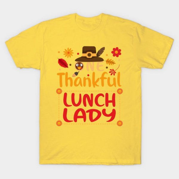 One Thankful Lunch lady Thanksgiving Outfit gift