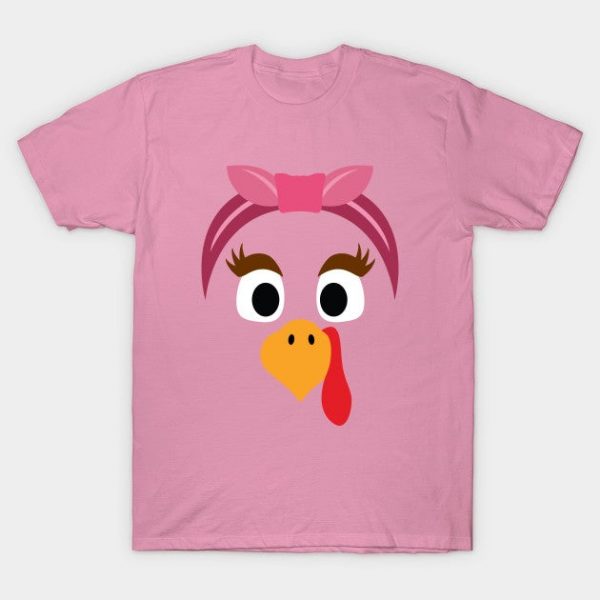 Turkey Face & Pink Headband Running Pilgrim Trot Funny Gift