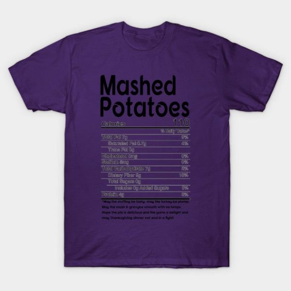 Thanksgiving Mashed Potatoes Nutritional Facts gift