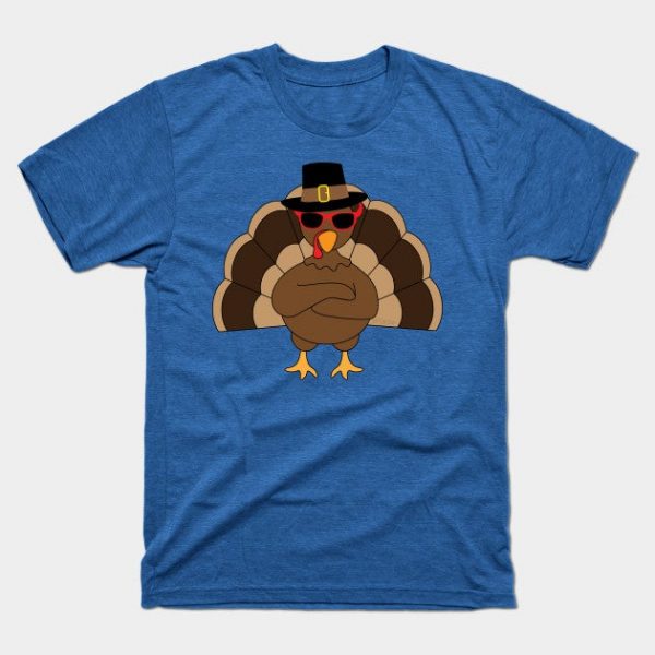 Cool Turkey with sunglasses Happy Thanksgiving